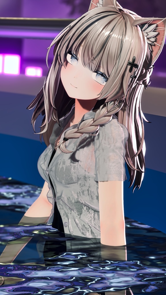 プールサイドの想い出-PoolSide_Memories-【複数アバター対応】