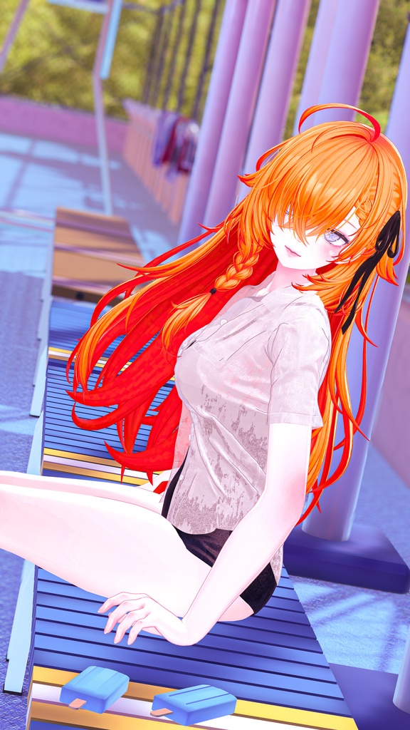 プールサイドの想い出-PoolSide_Memories-【複数アバター対応】