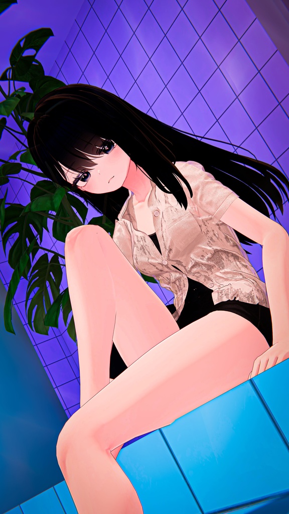 プールサイドの想い出-PoolSide_Memories-【複数アバター対応】