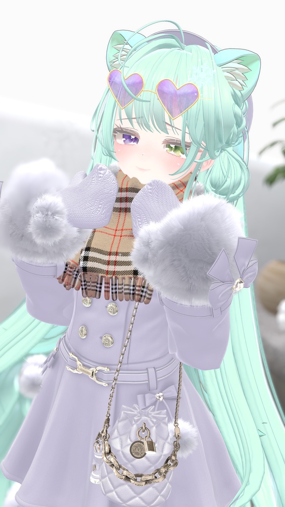 Muffler_NY【吐息&雪の結晶ギミック付き】