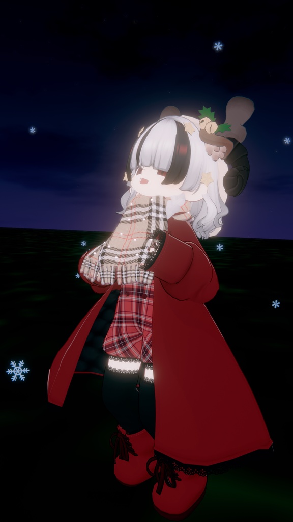 Muffler_NY【吐息&雪の結晶ギミック付き】