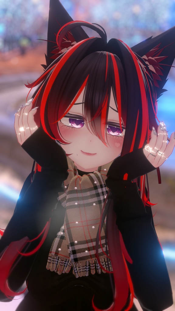 Muffler_NY【吐息&雪の結晶ギミック付き】