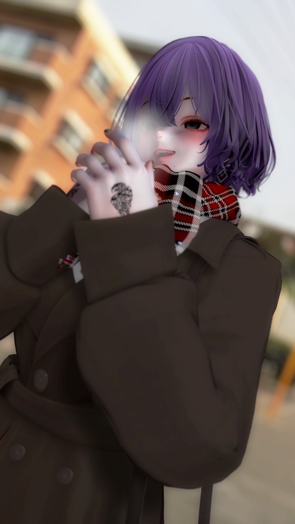 Muffler_NY【吐息&雪の結晶ギミック付き】