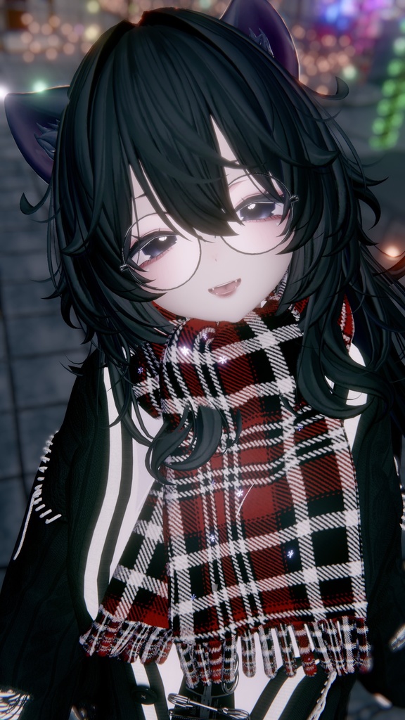 Muffler_NY【吐息&雪の結晶ギミック付き】