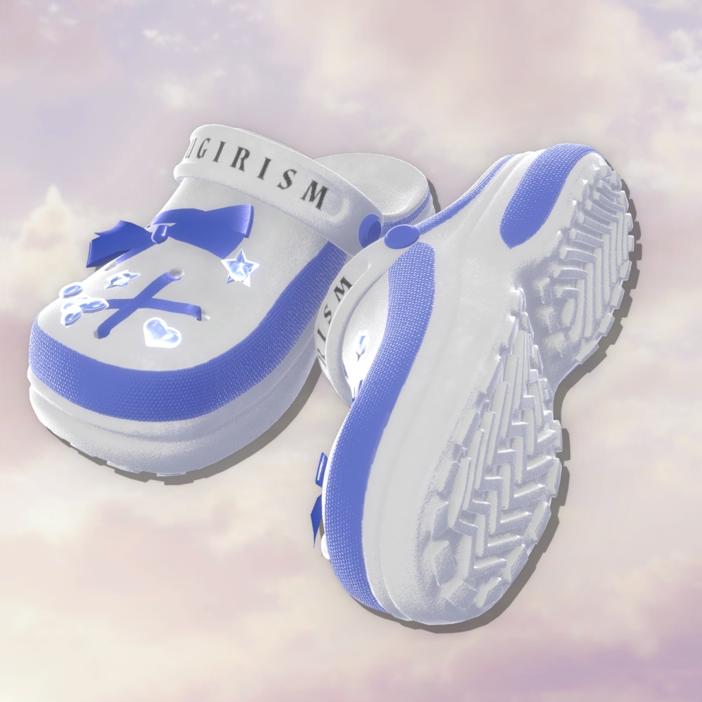 Clog_Sandals(足跡パーティクル付き)