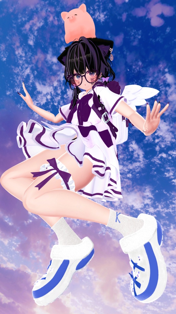 Clog_Sandals(足跡パーティクル付き)