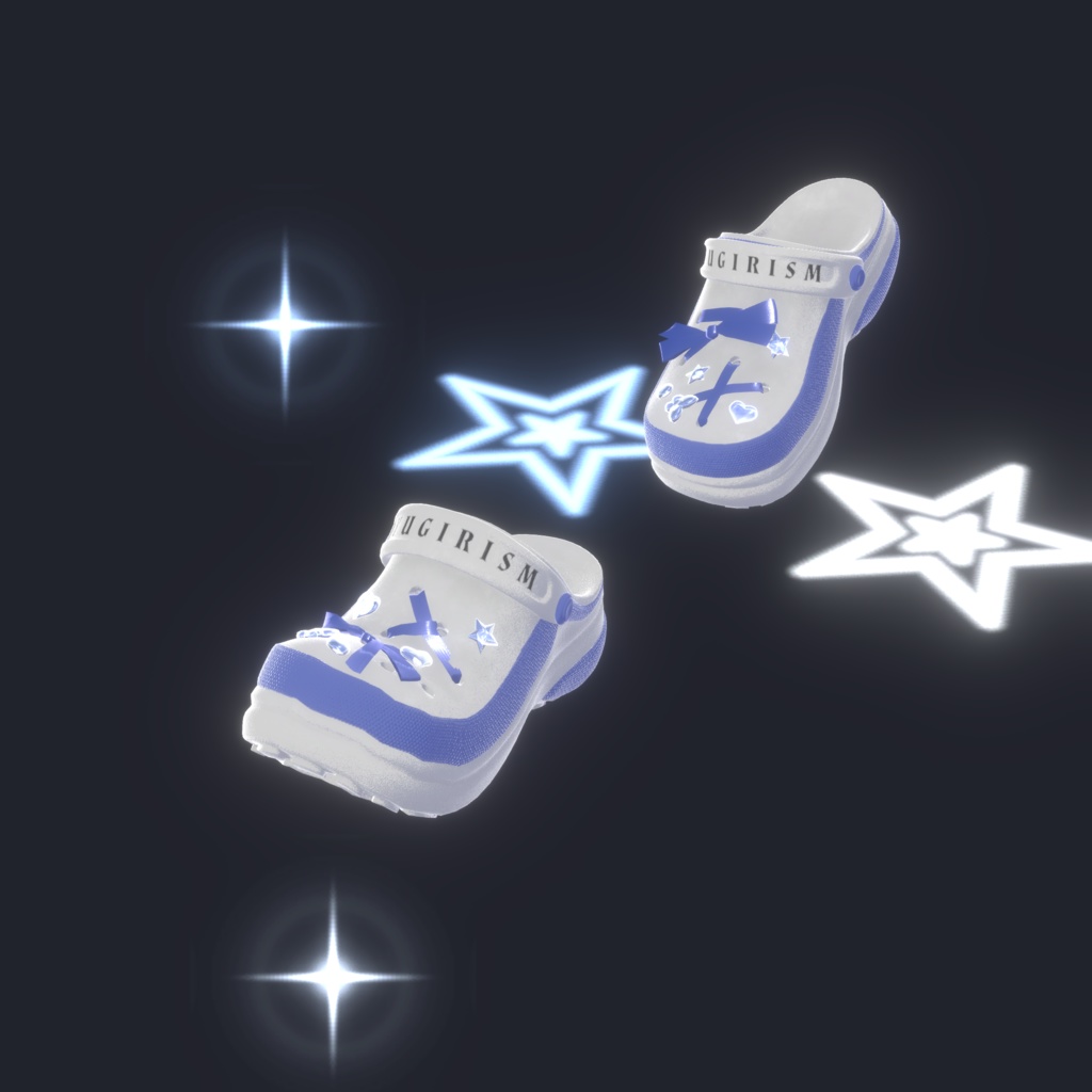 Clog_Sandals(足跡パーティクル付き)