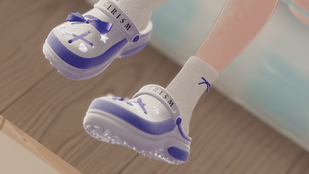 Clog_Sandals(足跡パーティクル付き)