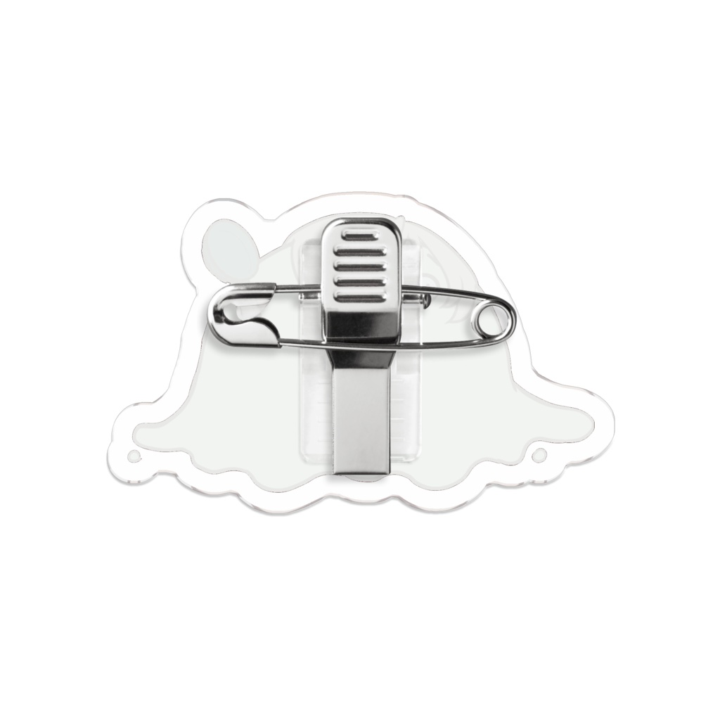 【公式】アクリルバッジ ~溶けネピアバージョン~【御手洗川ネピア】