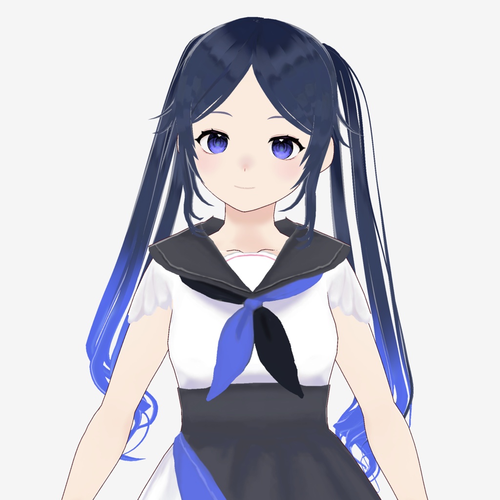 クーナ風ツインテール【VRoid】
