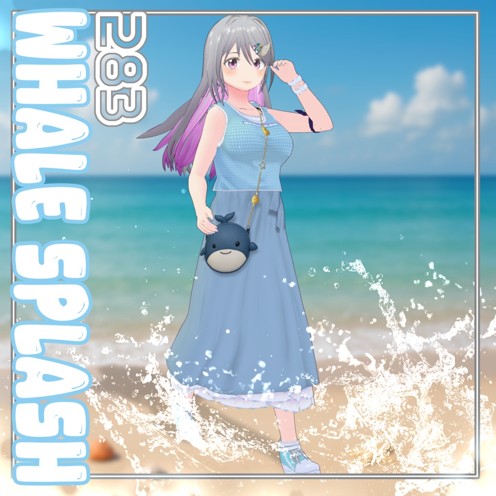 【#VRoid】283ホエールスプラッシュ