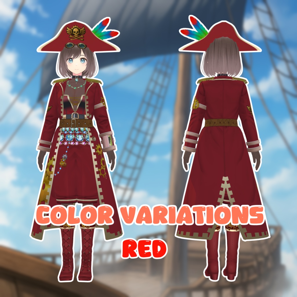 【#VRoid】283SteamPirates(スチームパイレーツ)