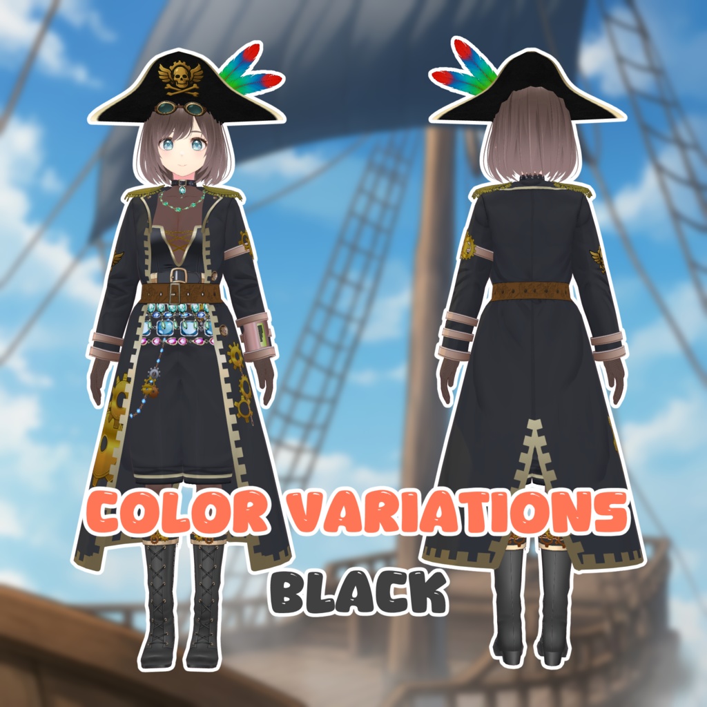 【#VRoid】283SteamPirates(スチームパイレーツ)