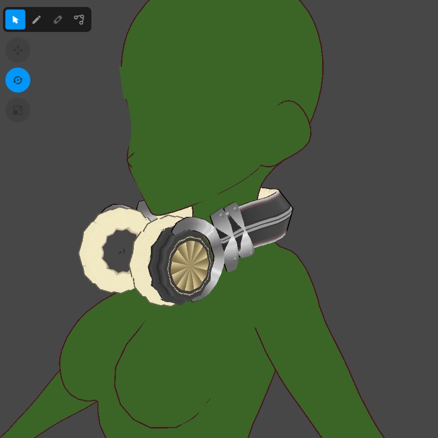 【#VRoid 】首掛けヘッドホン2ndEdition