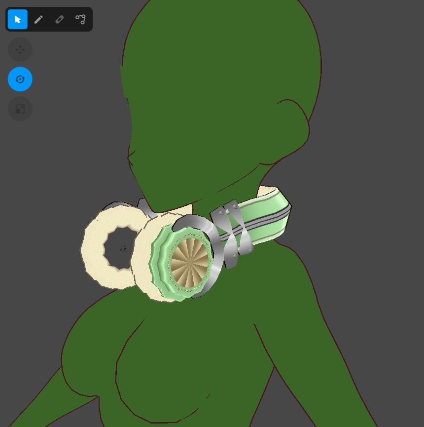 【#VRoid 】首掛けヘッドホン2ndEdition