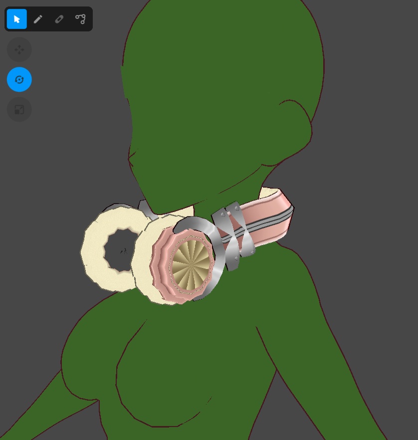 【#VRoid 】首掛けヘッドホン2ndEdition