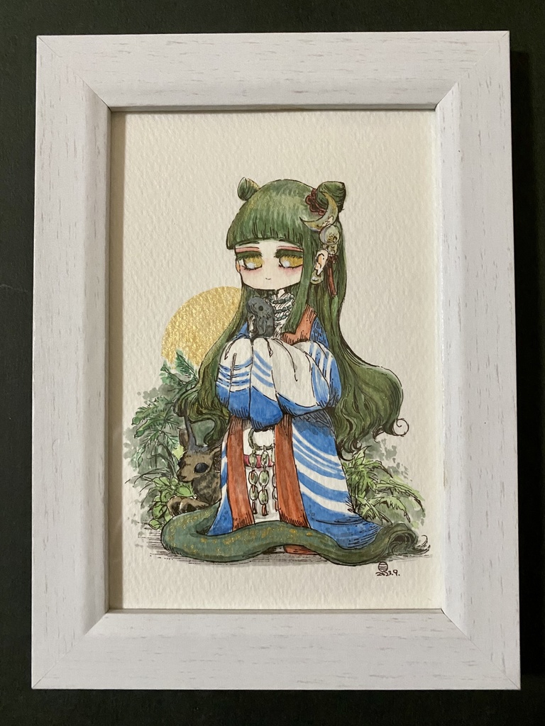 原画【三笠山の神】