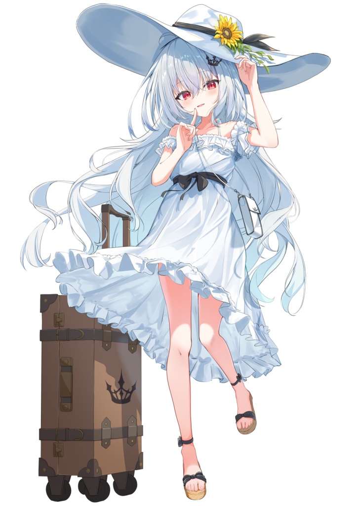 【非公式】C108_領国つかさ_白ワンピ風アクスタ