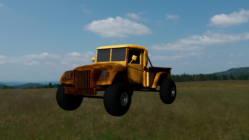 錆びたトラック