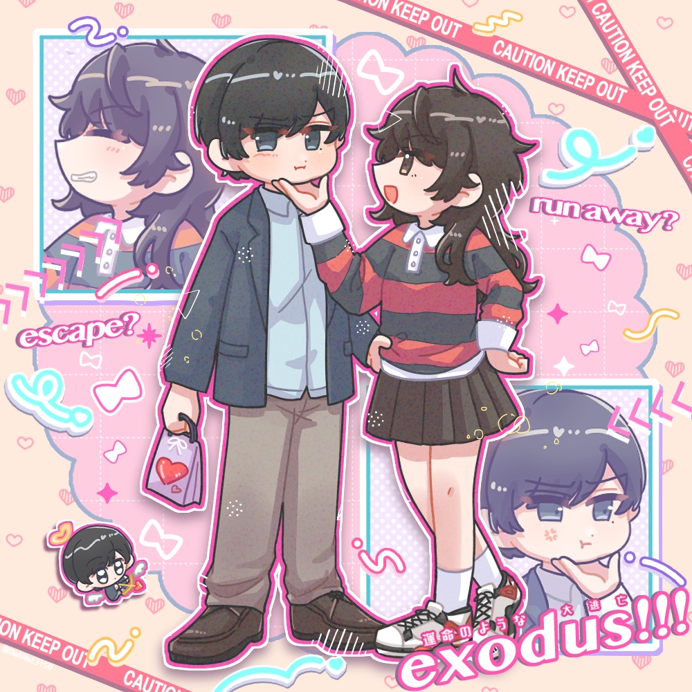 【魔法少女マヨヨ】【🩷エクソダス🩷】チョコレートキーホルダー