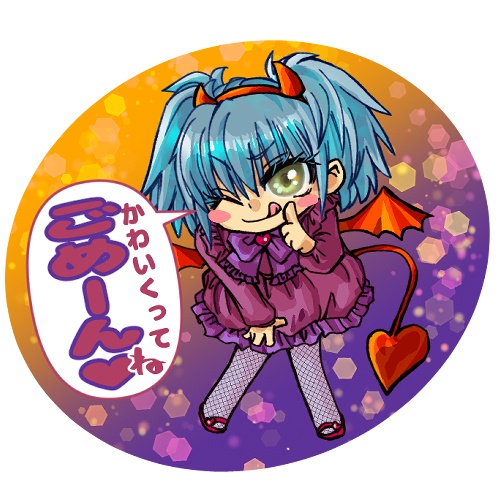 アクリルキーホルダー/HW 小悪魔ライア