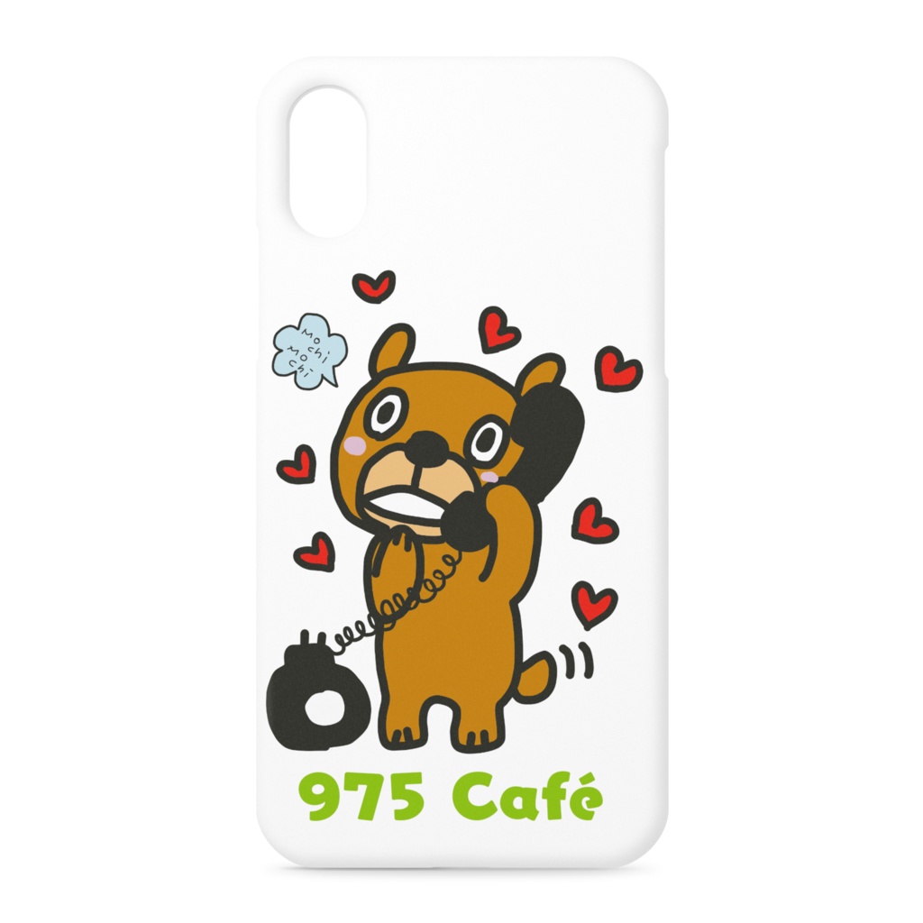 975Cafeオリジナルスマホケースfor iPhoneX/XS