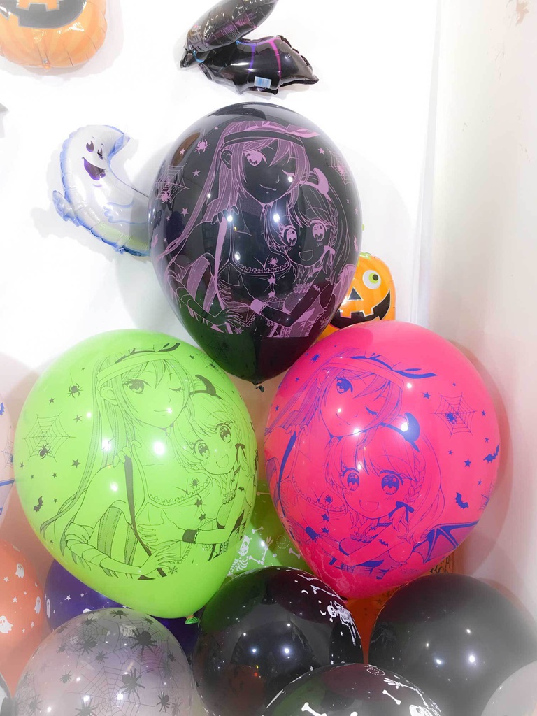 【カップル】ルイちゃん&カナちゃん風船 (ハロウィン2018vol.3)