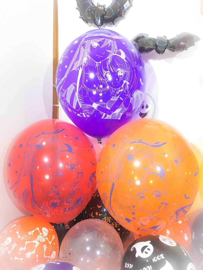 【カップル】ルイちゃん&カナちゃん風船 (ハロウィン2018vol.3)
