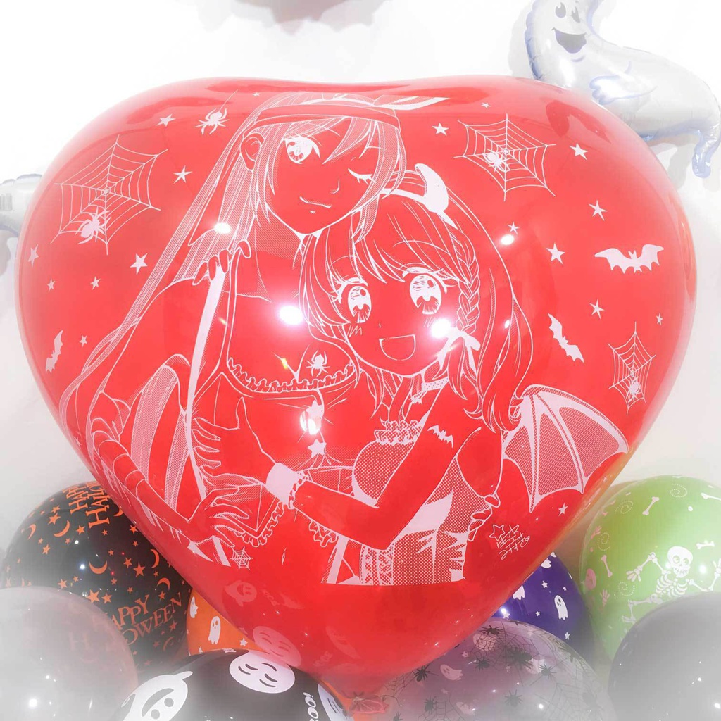 【カップル】ルイちゃん&カナちゃん風船 (ハロウィン2018vol.3)