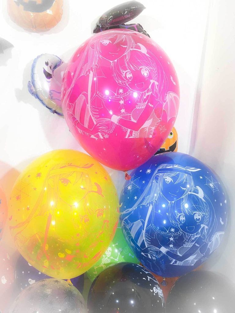 【カップル】ルイちゃん&カナちゃん風船 (ハロウィン2018vol.3)