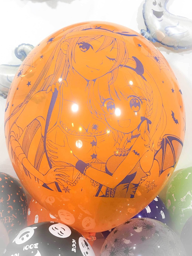 【カップル】ルイちゃん&カナちゃん風船 (ハロウィン2018vol.3)