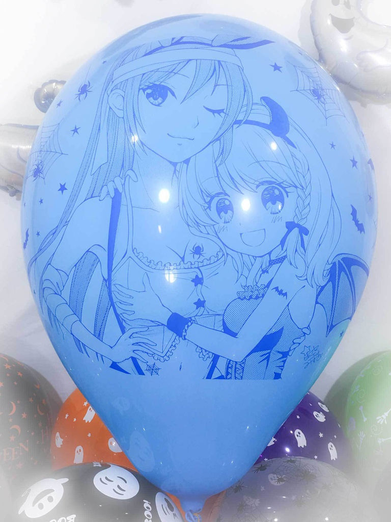 【カップル】ルイちゃん&カナちゃん風船 (ハロウィン2018vol.3)