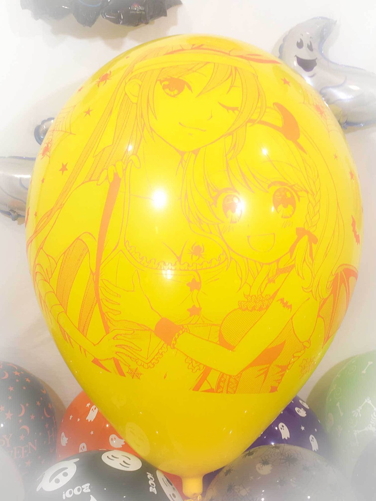 【カップル】ルイちゃん&カナちゃん風船 (ハロウィン2018vol.3)