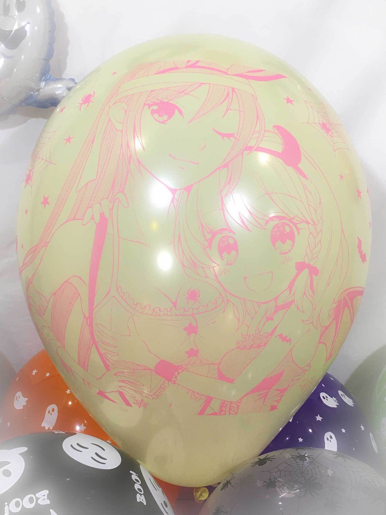 【カップル】ルイちゃん&カナちゃん風船 (ハロウィン2018vol.3)