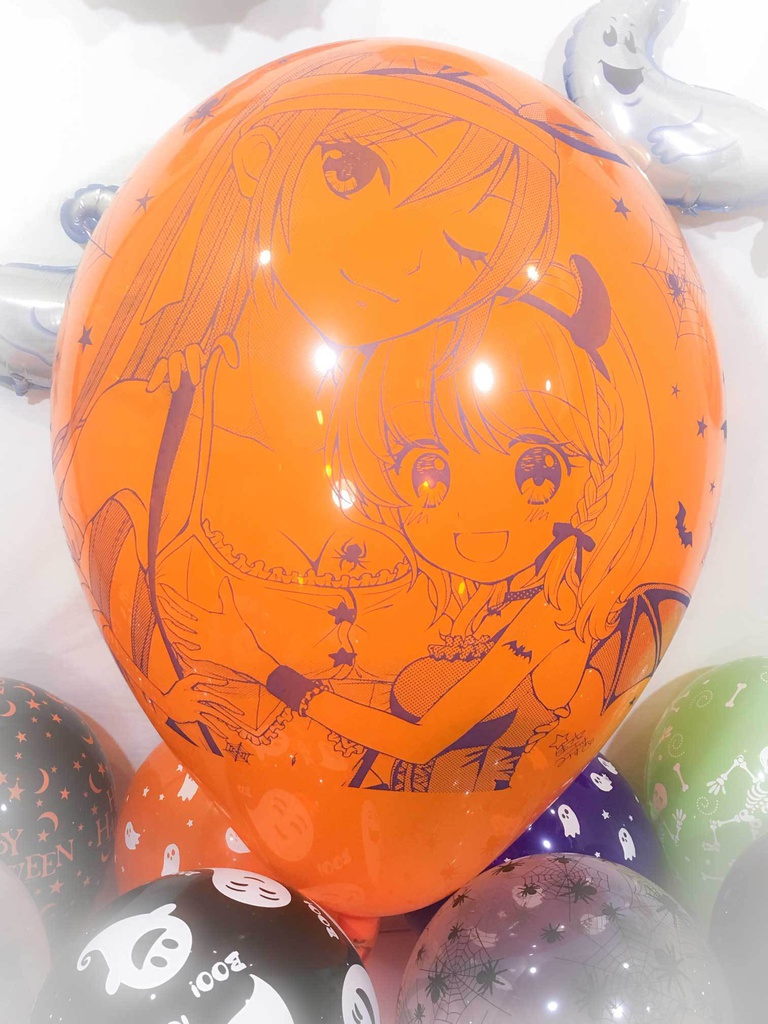 【カップル】ルイちゃん&カナちゃん風船 (ハロウィン2018vol.3)