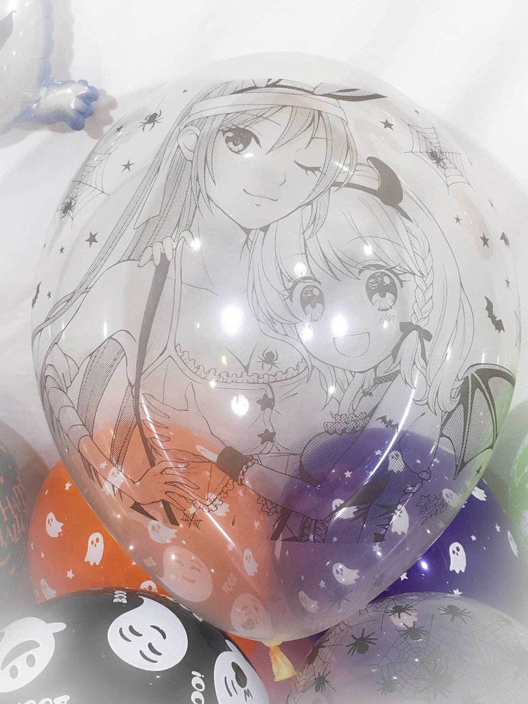 【カップル】ルイちゃん&カナちゃん風船 (ハロウィン2018vol.3)