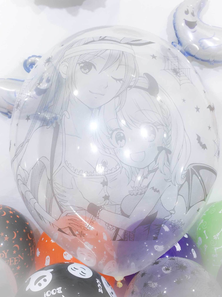 【カップル】ルイちゃん&カナちゃん風船 (ハロウィン2018vol.3)