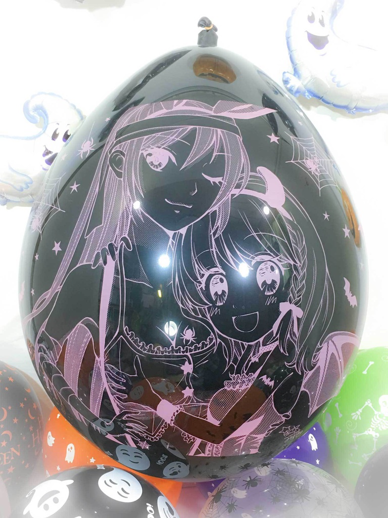 【カップル】ルイちゃん&カナちゃん風船 (ハロウィン2018vol.3)