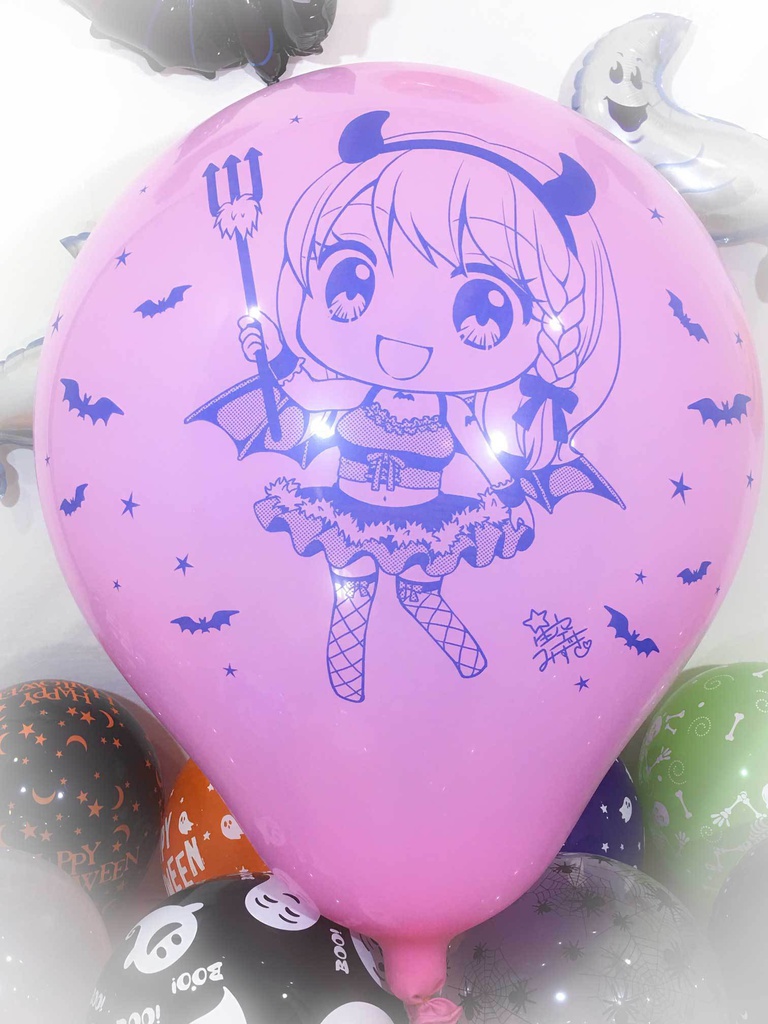 ちびるいちゃん・ちびかなちゃんふうせん (ハロウィン2018vol.5)