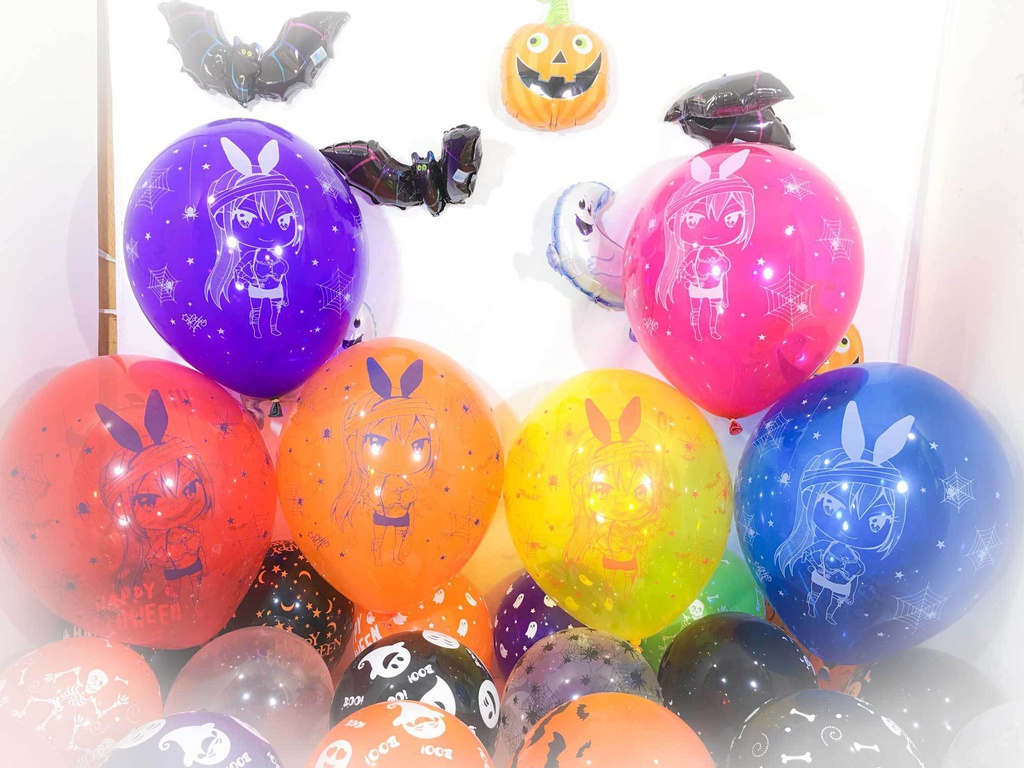 ちびるいちゃん・ちびかなちゃんふうせん (ハロウィン2018vol.5)