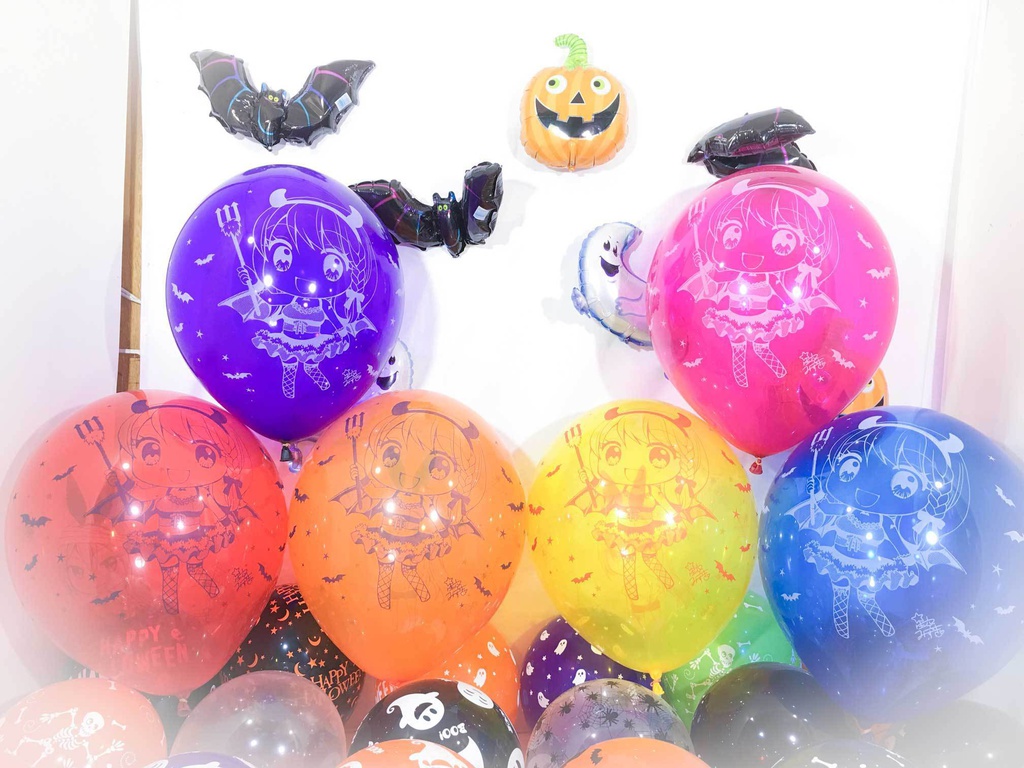 ちびるいちゃん・ちびかなちゃんふうせん (ハロウィン2018vol.5)