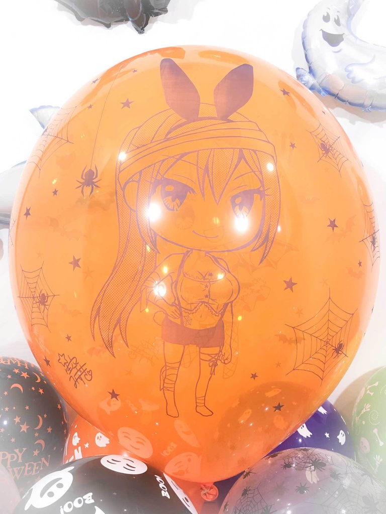 ちびるいちゃん・ちびかなちゃんふうせん (ハロウィン2018vol.5)