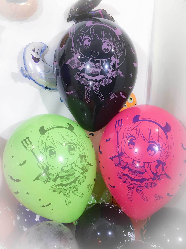 ちびるいちゃん・ちびかなちゃんふうせん (ハロウィン2018vol.5)