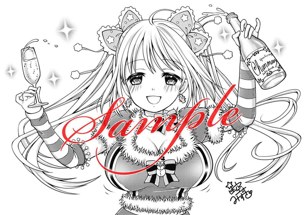 夏希サンタ風船(クリスマス2018ver.)