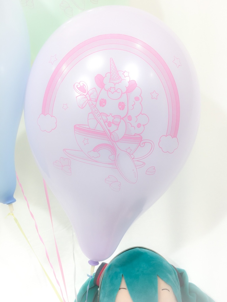 ユニコッフィーちゃん風船(制服彼女風船)