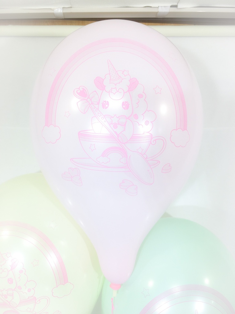 ユニコッフィーちゃん風船(制服彼女風船)