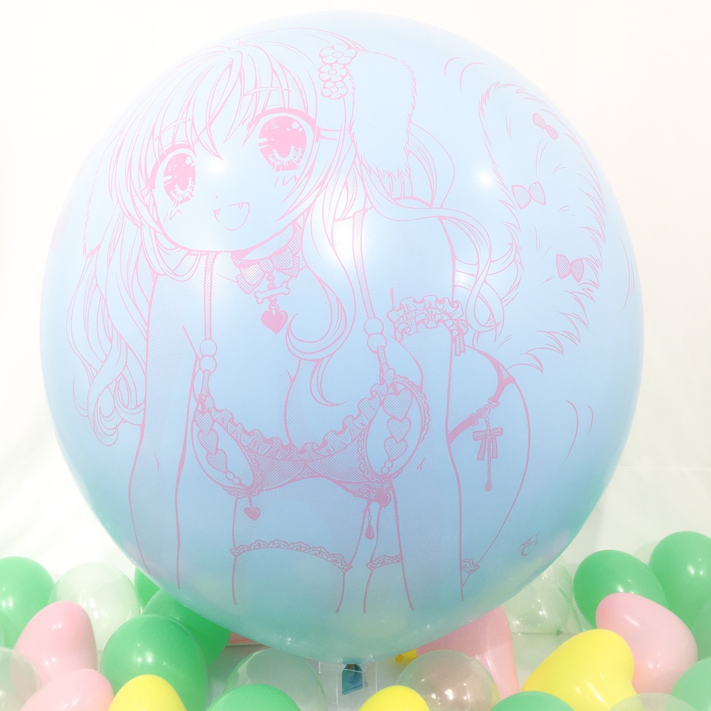 正面姿・セクシーわんこ風船
