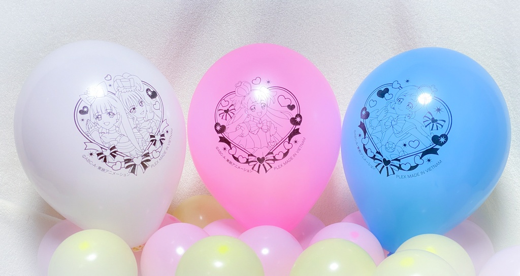 【アレンジ用品】ミニサイズプリントふうせん・Tバルーンその他