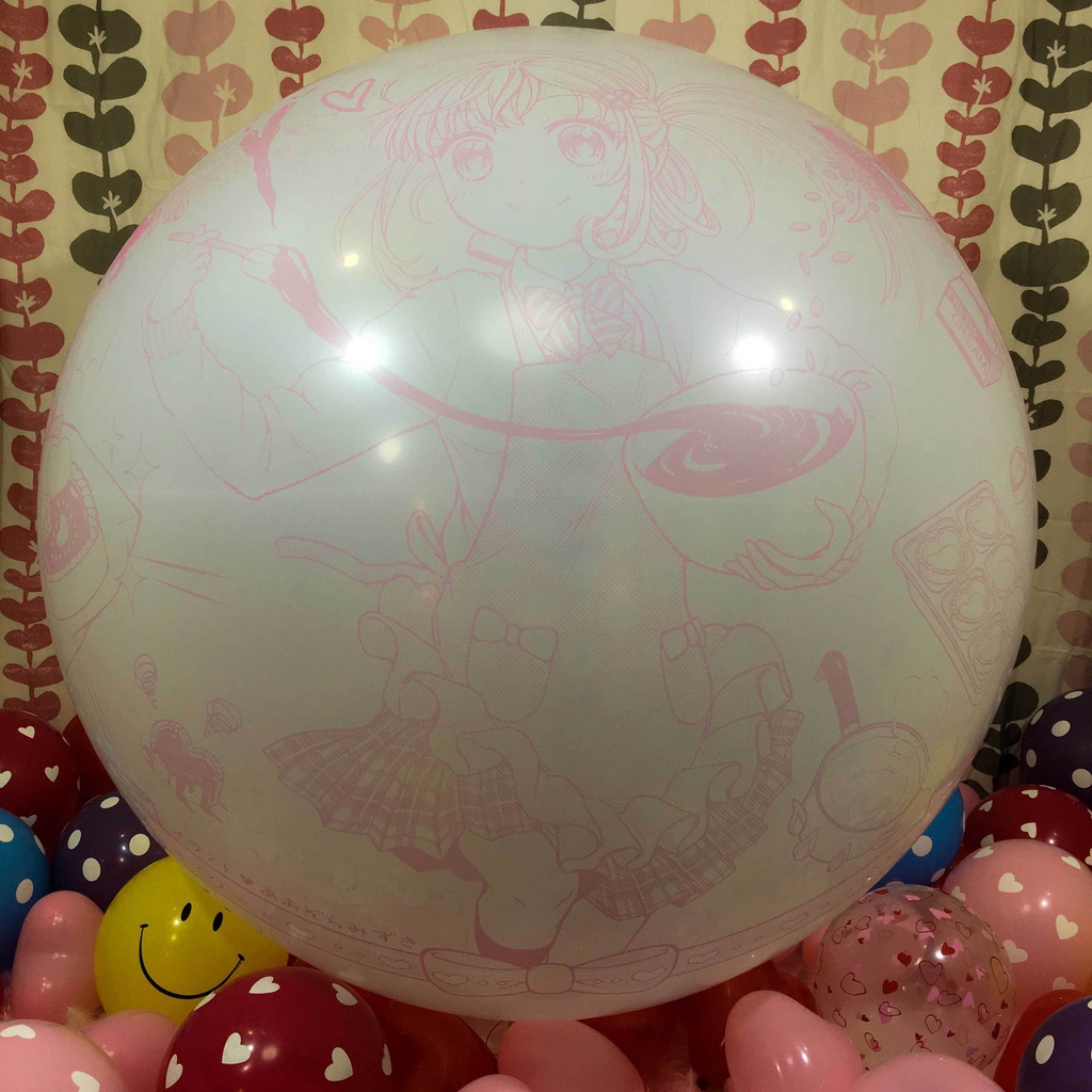 バレンタインガール風船