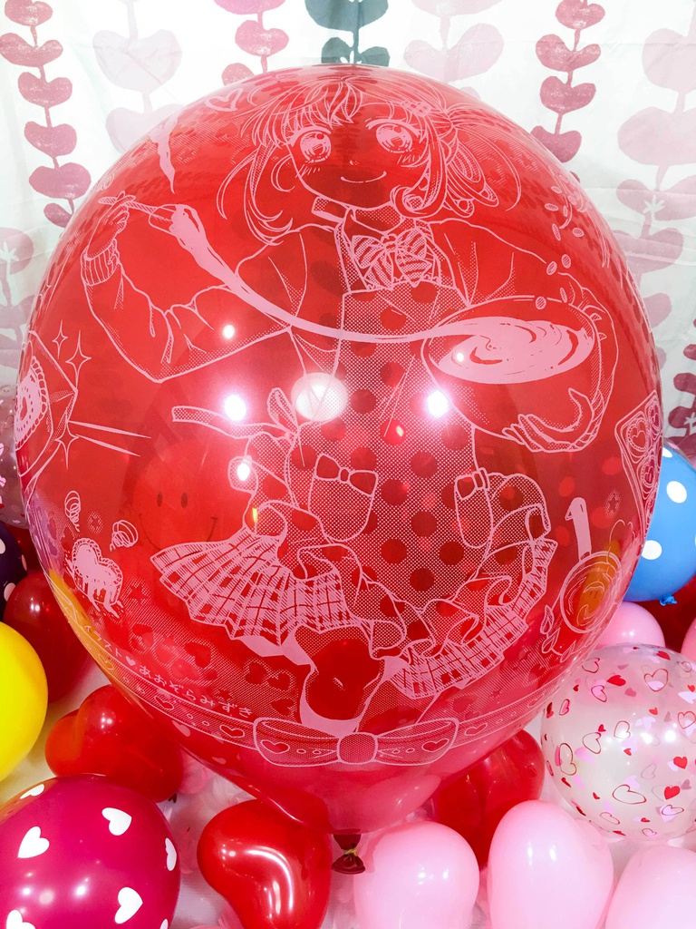 バレンタインガール風船